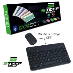 Steep Solid Magic Şarjlı Bluetooth Klavye - Mouse Set