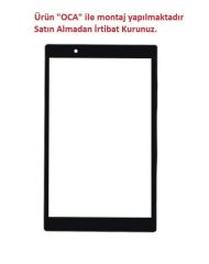 Lenovo Tab 4 TB-8504X TB-8504F TB-8504P Lens Cam Ön Panel - Siyah