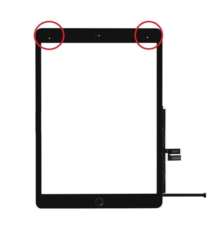 Apple iPad 9.Nesil A2602 A2603 A2604 A2605 10.2'' Dokunmatik Panel Home Tuşlu - Siyah