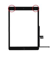 Apple iPad 9.Nesil A2602 A2603 A2604 A2605 10.2'' Dokunmatik Panel Home Tuşlu - Siyah