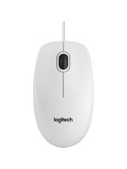 Logitech B100 Kablolu USB Mouse - Beyaz 910-003360