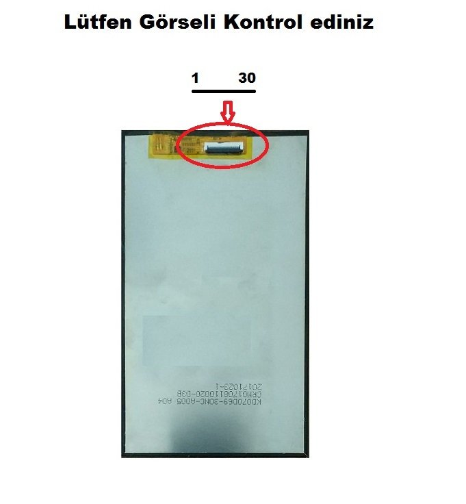 Vestel VTab 7020A Lcd Panel ( İç Ekran ) Model - 1