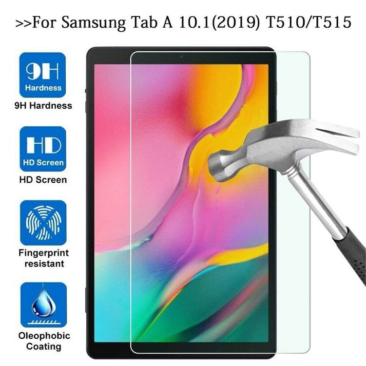 Samsung Galaxy Tab A 10.1'' 2019 SM-T517 Temperli 9H Kırılmaz Cam - Ekran Koruyucu
