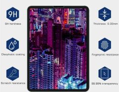 Apple iPad Pro 12.9'' 5.Nesil A2378 A2461 A2379 A2462 Temperli 9H Kırılmaz Cam - Ekran Koruyucu