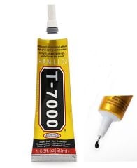 Zhanlida T-7000 50ml Siyah Cep Telefonu Çerçeve Cam Lens Onarım Çok Amaçlı Yapıştırıcı