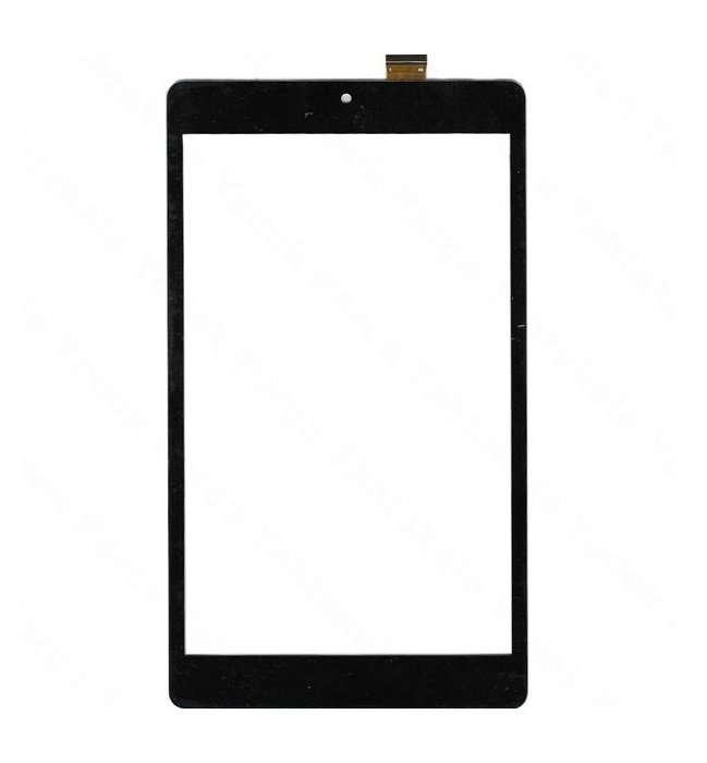 Fluo Techno T800020 8'' Dokunmatik Panel Dokunmatik Panel - Siyah