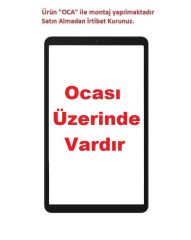 Samsung Galaxy Tab A11 8.7'' SM-X130 X133 X135 Lcd Lens Cam Ön Panel - Siyah