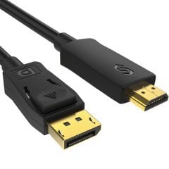 DisplayPort to HDMI 1.8 metre Kablo - Siyah