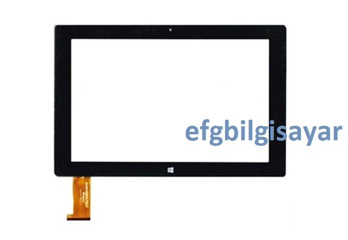 WJ976-FPC V2.0 Kablo Kodlu 10.1 inç Dokunmatik Panel - Siyah