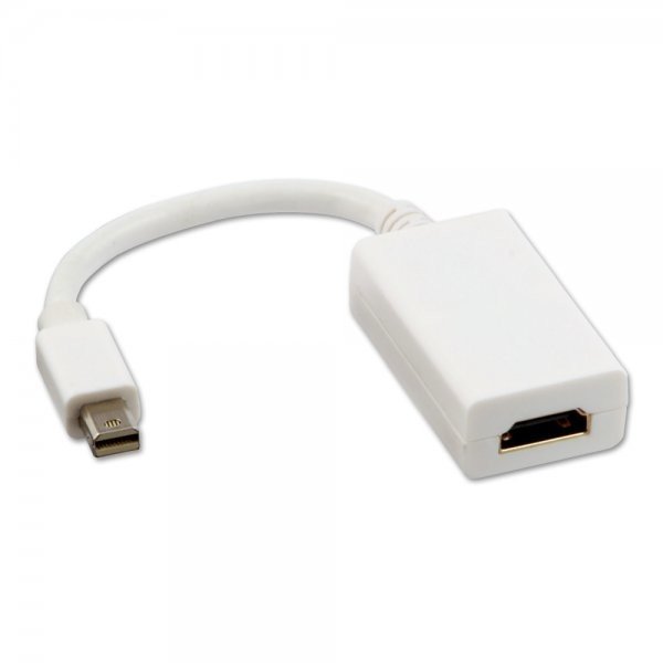 Mini Displayport To Hdmi Çevirici / Dönüştürücü - Beyaz