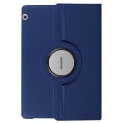 Huawei MatePad T10S AGS3-W09 AGS3-L09 Stand 360 Derece Döner Kapaklı Tablet Kılıf SİYAH