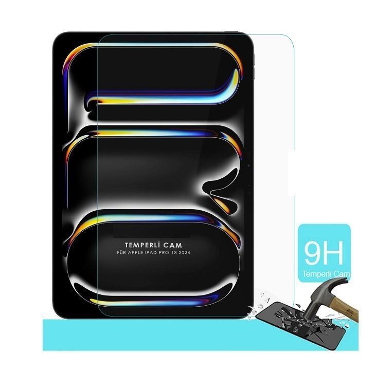 iPad Air 13 M3 A3268-A3269 Temperli 9H Kırılmaz Cam - Ekran Koruyucu