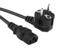 Power Kablosu 1.5 metre Pc - Monitör - Adaptör - Siyah