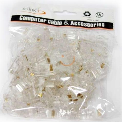 S-Link SL-COB8P RJ45 Cat5 Konnektör (100'lü Paket)