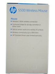 HP S500 Kablosuz Mouse Optik 1200 DPI 7YA11PA - Siyah