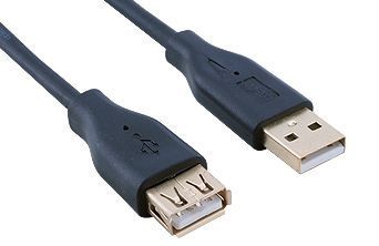 Usb Erkek To Usb Dişi 3 metre Kablo - Siyah