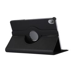 Samsung Galaxy Tab S6 Lite SM-P620 P625 Stand 360 Derece Döner Kapaklı Tablet Kılıf SİYAH