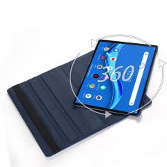 Lenovo Tab P11 TB-J606F J606X J606L J606N Stand 360 Derece Döner Kapaklı Tablet Kılıf
