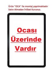 Apple iPad Air 11 6.Nesil A2902 A2903 A2904 Lens Cam Ön Panel