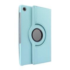 Lenovo Tab M10 HD TB-X306F TB-X306X TB-X306V Stand 360 Derece Döner Kapaklı Tablet Kılıf TURKUAZ