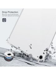 Samsung Galaxy Tab A9 Plus 11'' 5g SM-X218B Antishock Köşe Korumalı Şeffaf Shockproof Esnek Silikon Kılıf
