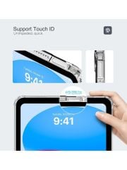 Apple iPad A16 11'' A3354 A3355 A3356 Antishock Köşe Korumalı Şeffaf Shockproof Esnek Silikon Kılıf