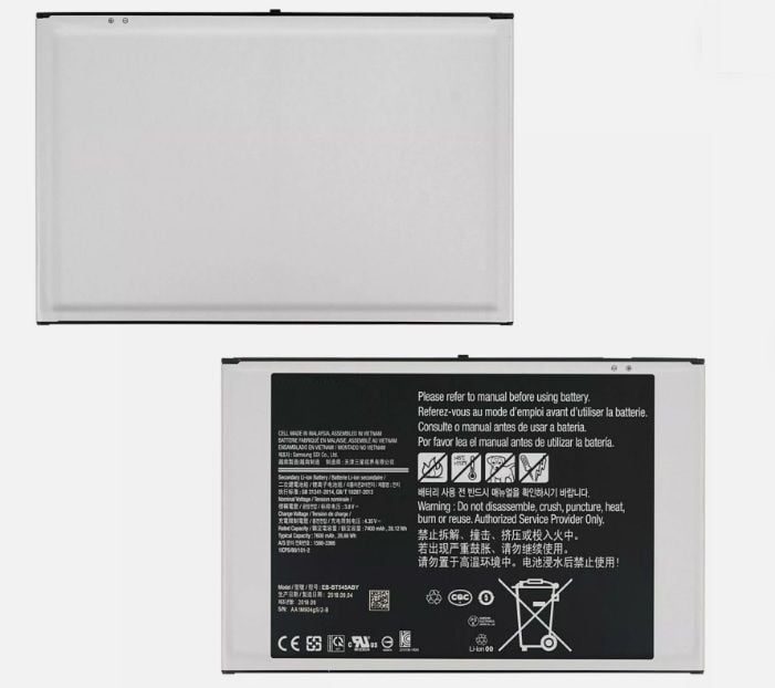 Samsung Galaxy Tab Active 4 Pro 5G SM-T638B T630 T636 T636U EB-BT545ABY Tablet Batarya - Pil