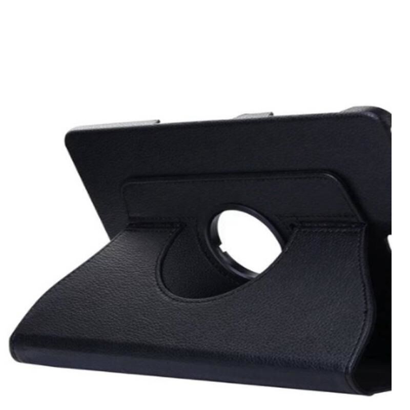 Samsung Galaxy Tab S8 Plus 12.4'' SM-X800 X806 Stand 360 Derece Döner Kapaklı Tablet Kılıf SİYAH