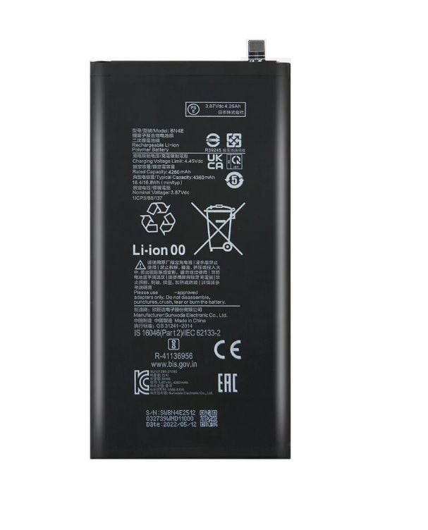 Xiaomi Mi Pad 5 21051182G BN4E Tablet Batarya - Pil