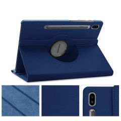 Samsung Galaxy Tab S8 11'' SM-X700 X706 Stand 360 Derece Döner Kapaklı Tablet Kılıf PEMBE